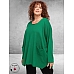 AMANDINE  Trui Oversize Zakjes Groen