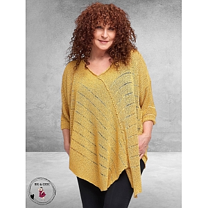 Amandine Trui A-Lijn Asymmetrisch Geel