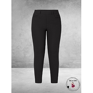 CISO Broek 7/8 Enkel ZWART