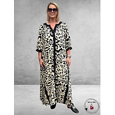 CURVISS Jurk Maxi Animal