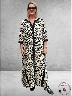 CURVISS Jurk Maxi Animal