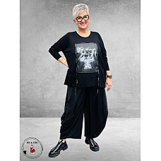 DIVAS PLANET Shirt Zwart Dog