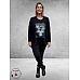 DIVAS PLANET Shirt Zwart Dog