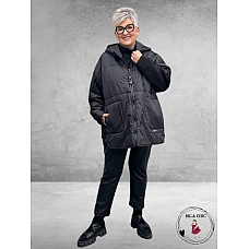 DIVAS PLANET Tussenjas Zwart Bouclé