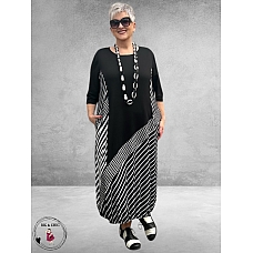 DYB Ballonjurk Stijlvol en Uniek Zwart Wit