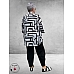 DYB Tuniek-Blousje Comfort Zwart-Wit