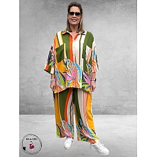 DYB Tweedelige Pak Zomer Flowers Print