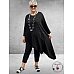 DYB Tuniek Asymmetrisch Zwart