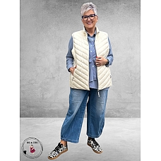 Frandsen Bodywarmer Dons Creme