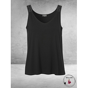 VIA APPIA DUE Top Essential Zwart