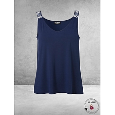 VIA APPIA DUE Top Navy Sunshine