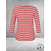 FRAPP Shirt Rood/Wit gestreept