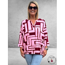 VIA APPIA DUE Shirt Berry Vision