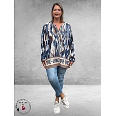 VIA APPIA DUE Blouse-Shirt Dusty Blue