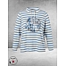 VIA APPIA DUE Shirt Strepen Dusty Blue 