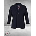 Via Appia Due Poloshirt Bloom Line Donkerblauw