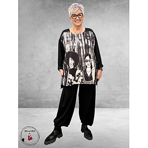 FRENZI Shirt Statement  Print-Strass