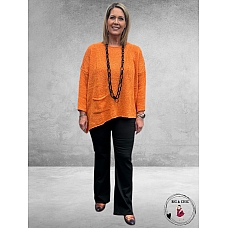 KAFFE CURVE Bootcut Jeans Dina Zwart