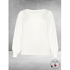 KAFFE CURVE Trui Karena Chalk