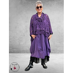 Moonshine Lange Ballonjurk – Mouwloos Lila 