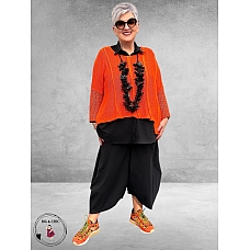 Moonshine Ballonbroek  Plooien Zwart 