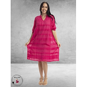 Orientique Jurk  Essentials Hot Pink