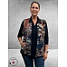 ORIENTIQUE Bodywarmer Abstract Floral Reversible