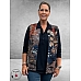 ORIENTIQUE Bodywarmer Abstract Floral Reversible