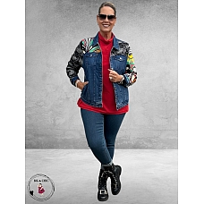 ORIENTIQUE Spijkerjas Jailhouse Rock