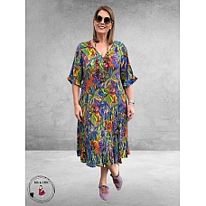 Orientique Jurk Godet Zapallar