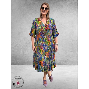 Orientique Jurk Godet Zapallar