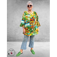 Orientique Blouse – Guatemala Print