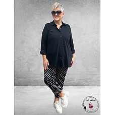 ROBELL Broek Bella Navy/Witte Dots