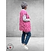 SISSI Gilet Gebreid Franjes Roze
