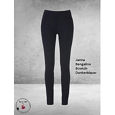 Stark Pantalon JANNA  Stretch Donnkerblauw
