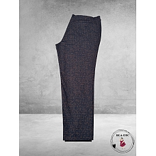 STARK Broek JACKY  Travel ZIP Grafisch Bruin-Zwart